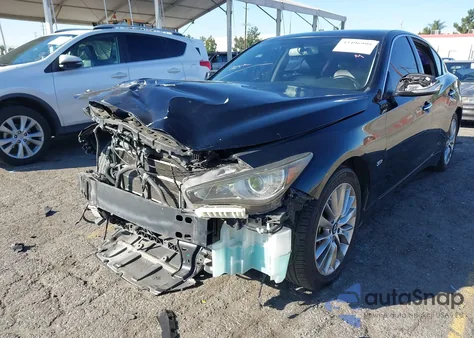 2019 Infiniti Q50 3.0T Luxe from USA, damaged, VIN JN1EV7APXKM511838